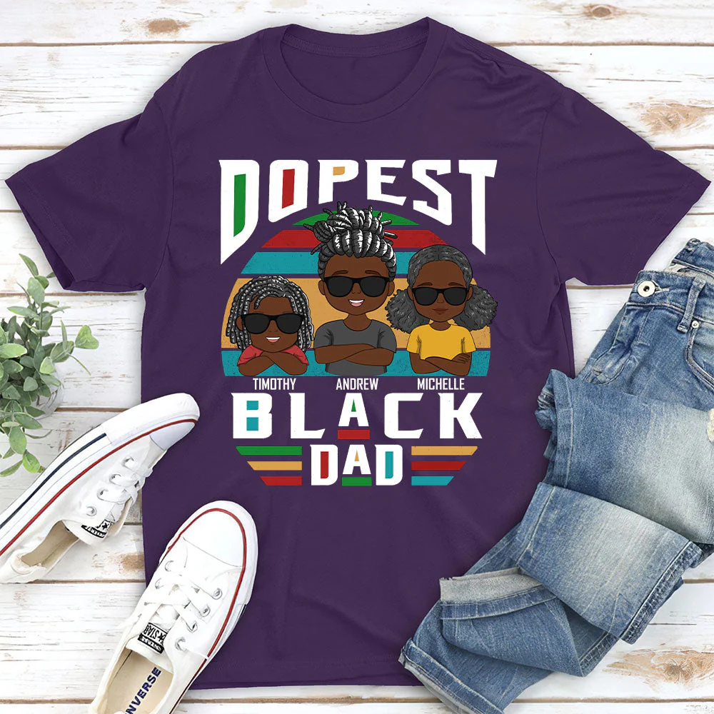 Dopest Dad - Personalized Custom Shirt - Image 2