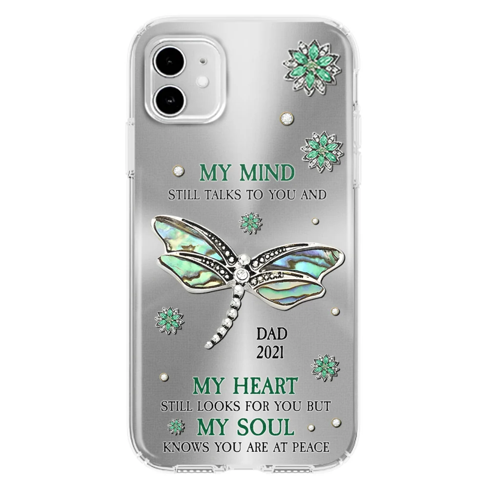 Dragonfly My Mind My Heart My Soul - Personalized Custom Phone Case - Image 11
