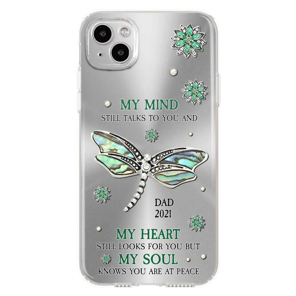 Dragonfly My Mind My Heart My Soul - Personalized Custom Phone Case - Image 14