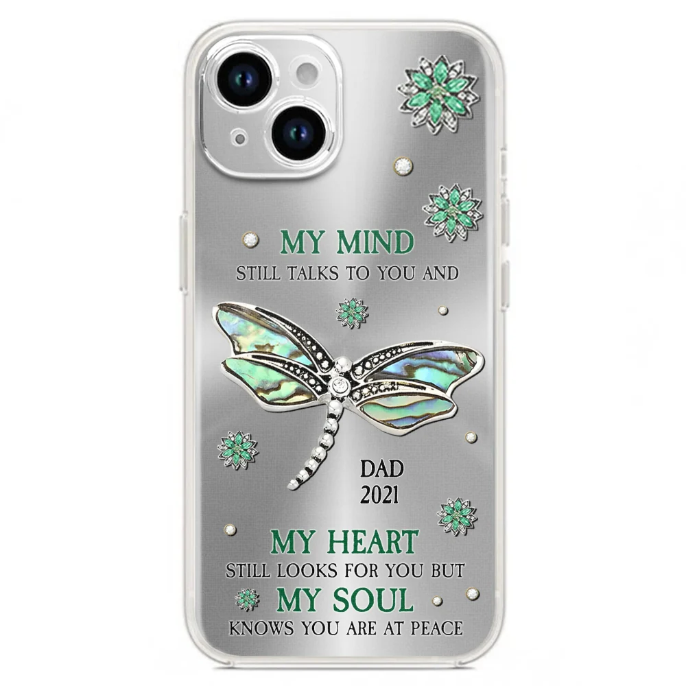 Dragonfly My Mind My Heart My Soul - Personalized Custom Phone Case - Image 18