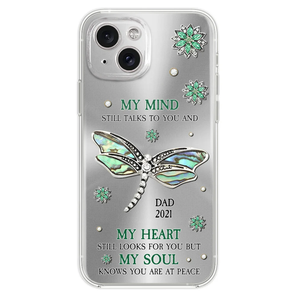 Dragonfly My Mind My Heart My Soul - Personalized Custom Phone Case - Image 21