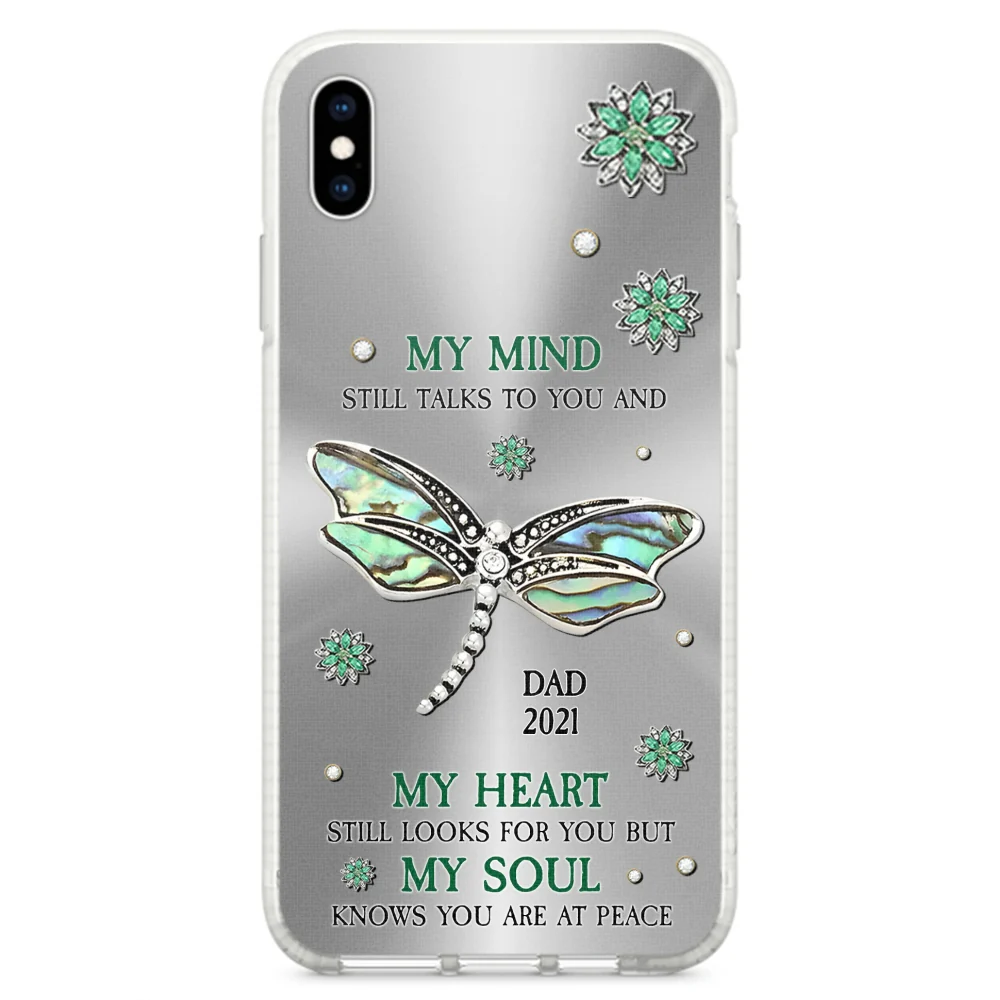 Dragonfly My Mind My Heart My Soul - Personalized Custom Phone Case - Image 24