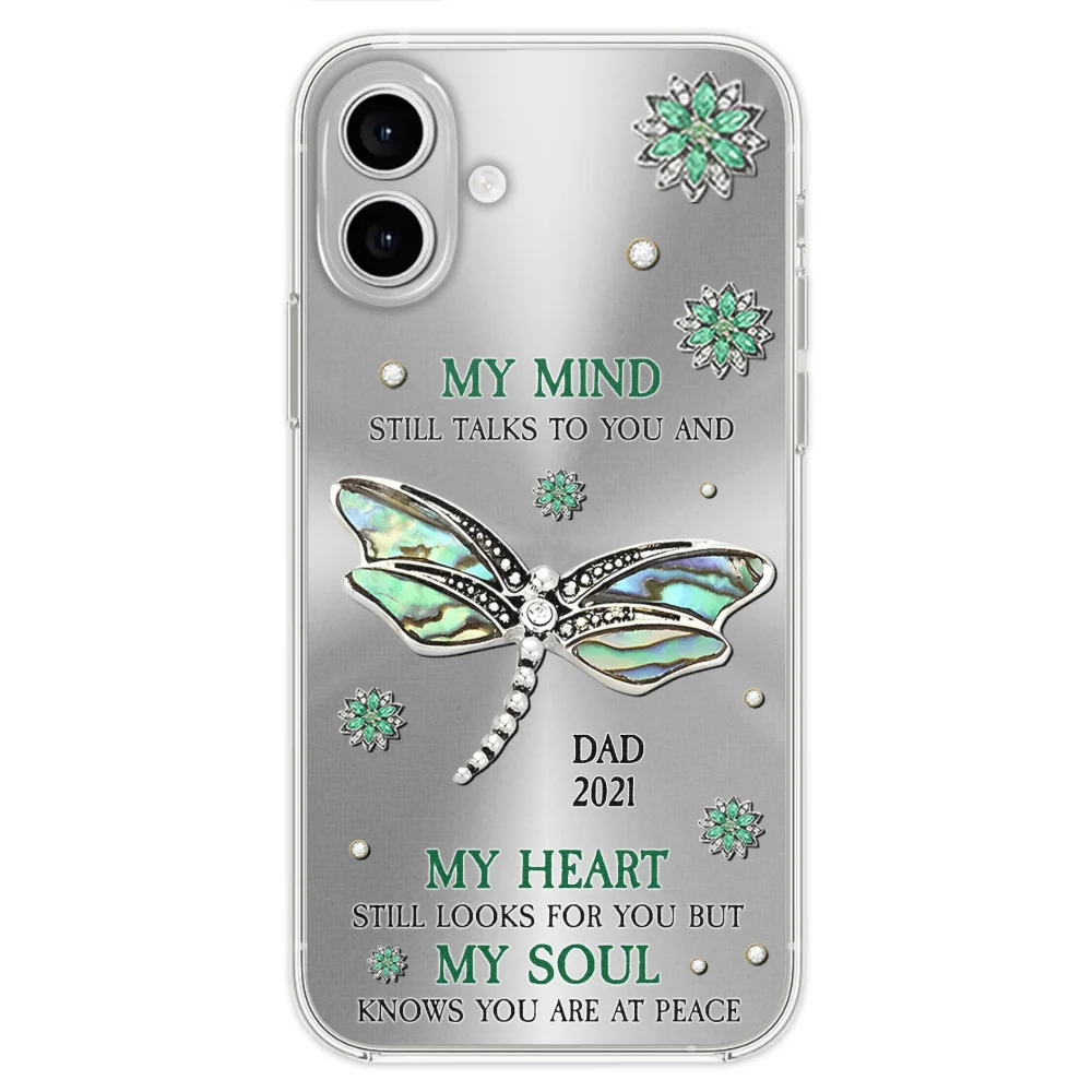 Dragonfly My Mind My Heart My Soul - Personalized Custom Phone Case - Image 26