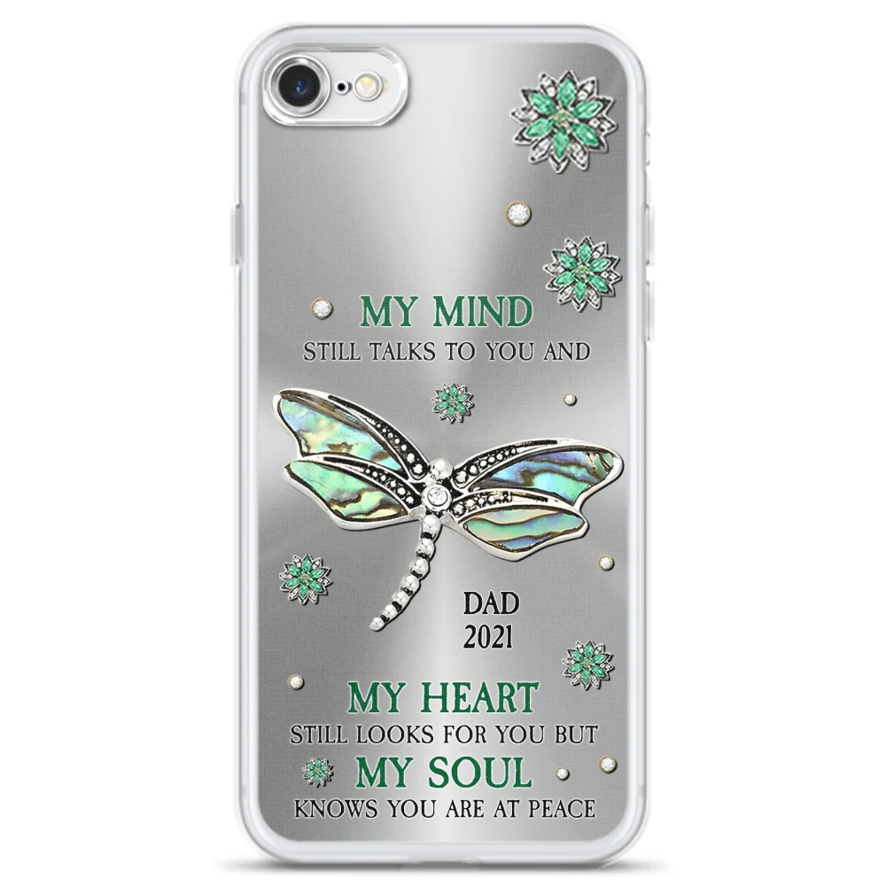 Dragonfly My Mind My Heart My Soul - Personalized Custom Phone Case - Image 6