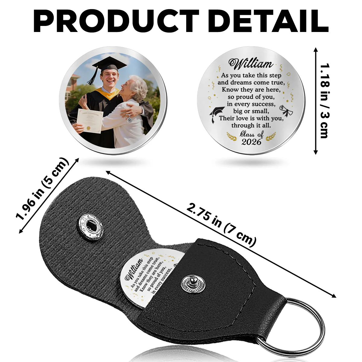 Dreams Come True - Personalized Custom Pocket Hug - Image 5