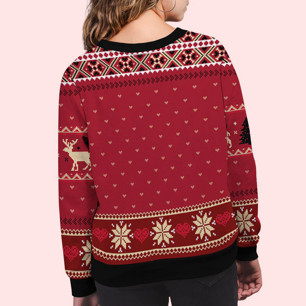 Drink Buddies - Personalized Custom All-Over-Print Sweatshirt - Image 6