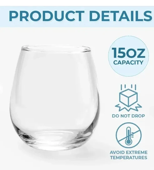 Drink One Measure Daily - Personalized Custom Wine Glass - Image 5