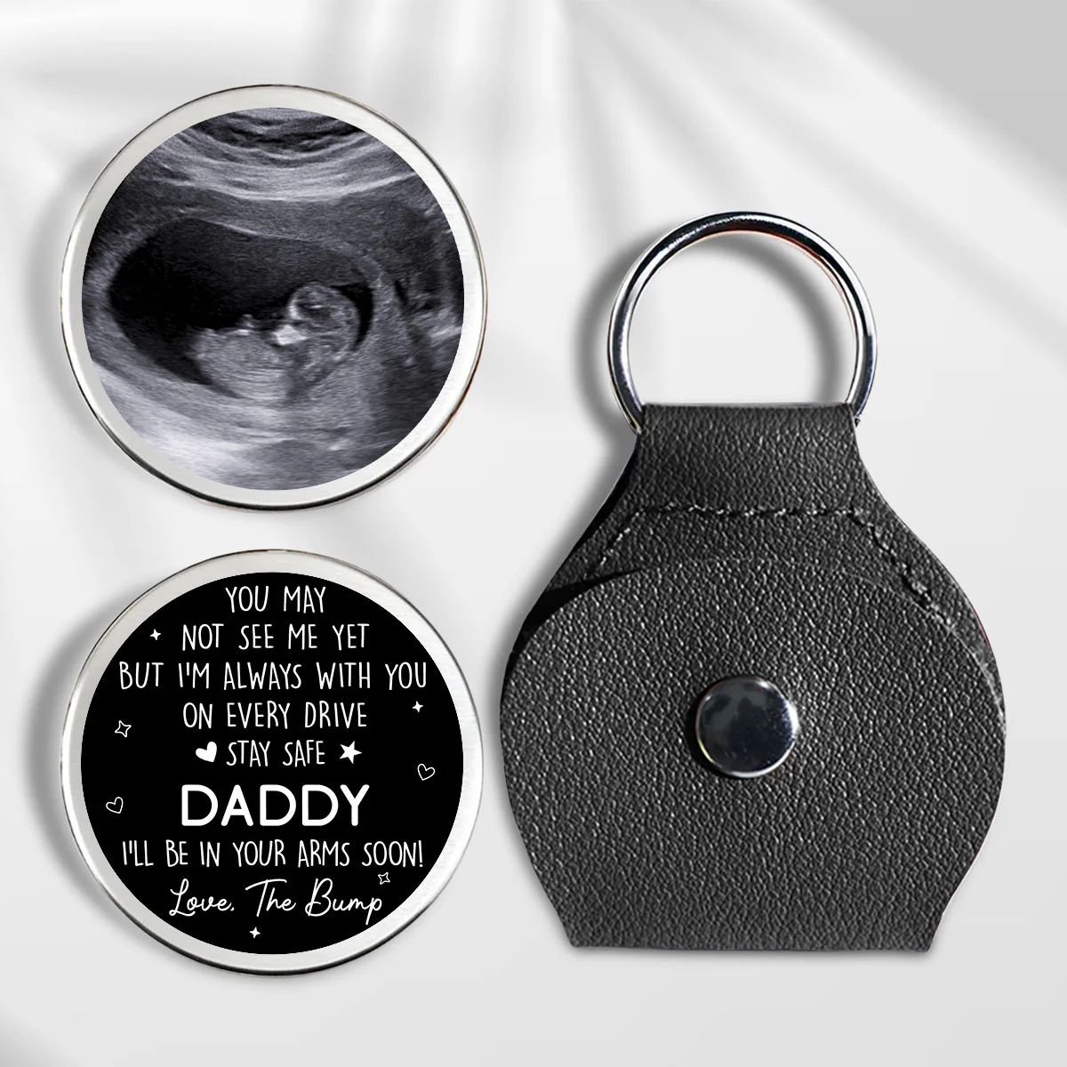 Drive Safe Daddy - Personalized Custom Pocket Hug - Image 5