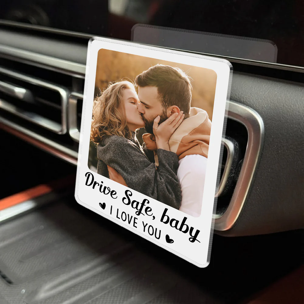 Drive Safe I Love You - Personalized Custom Car Vent Clip - Image 2