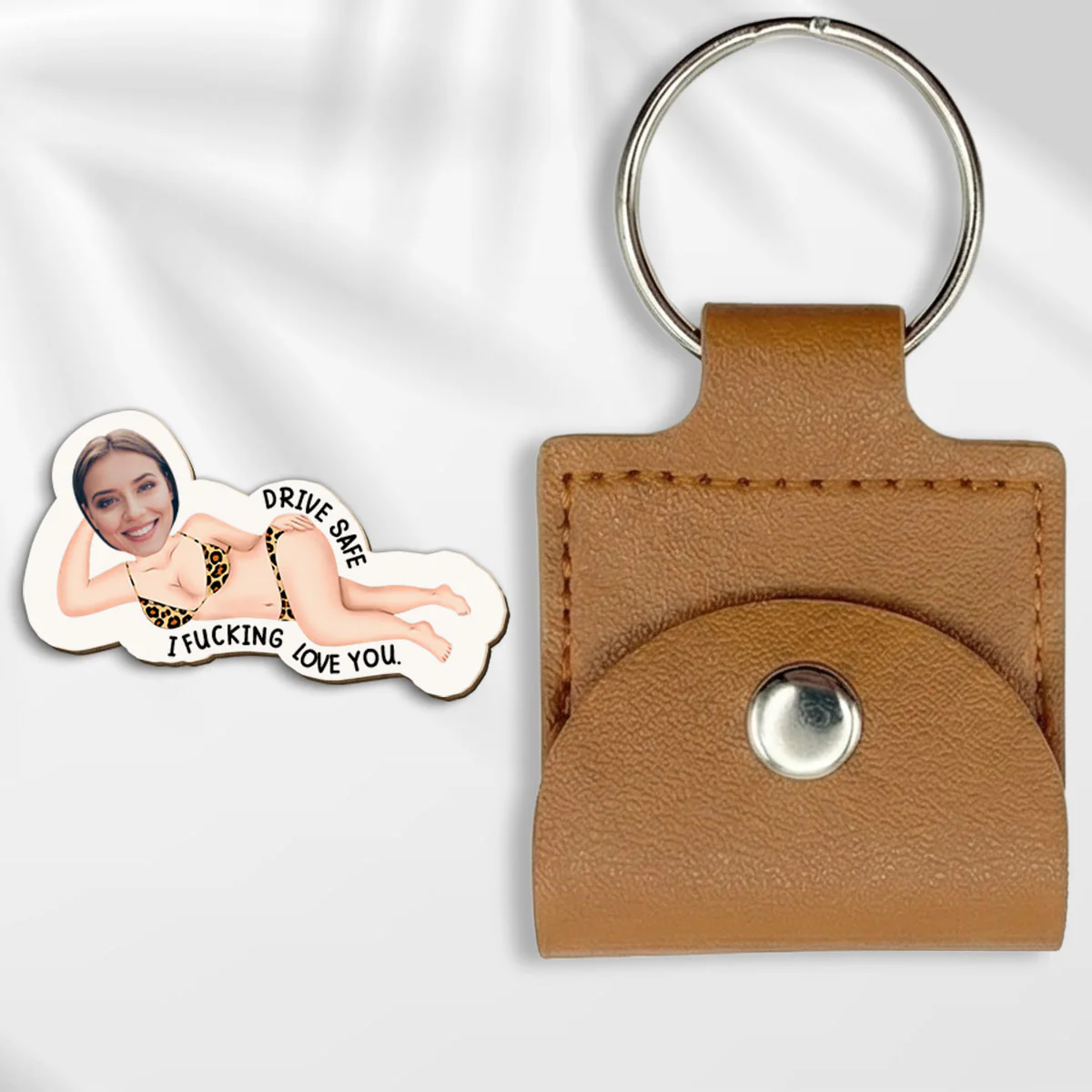 Drive Safe I Love You - Personalized Custom Wooden Pocket Hug