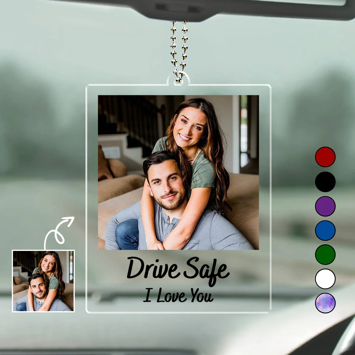 Drive Safe - Personalized Custom Car Ornament