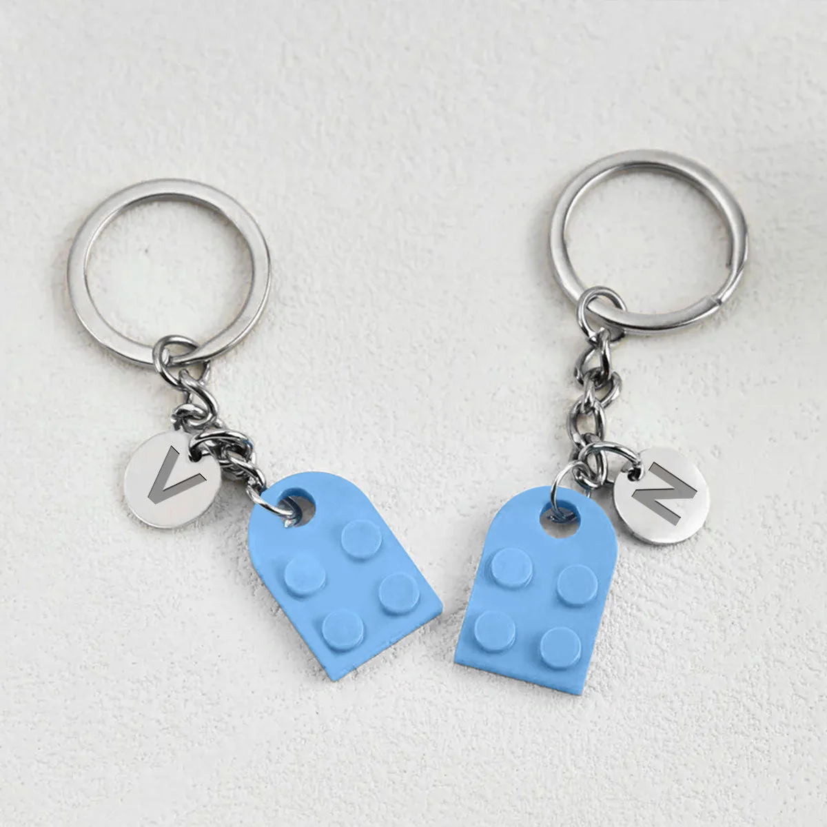 Drive Safe - Personalized Custom Heart Brick Keychain - Image 7