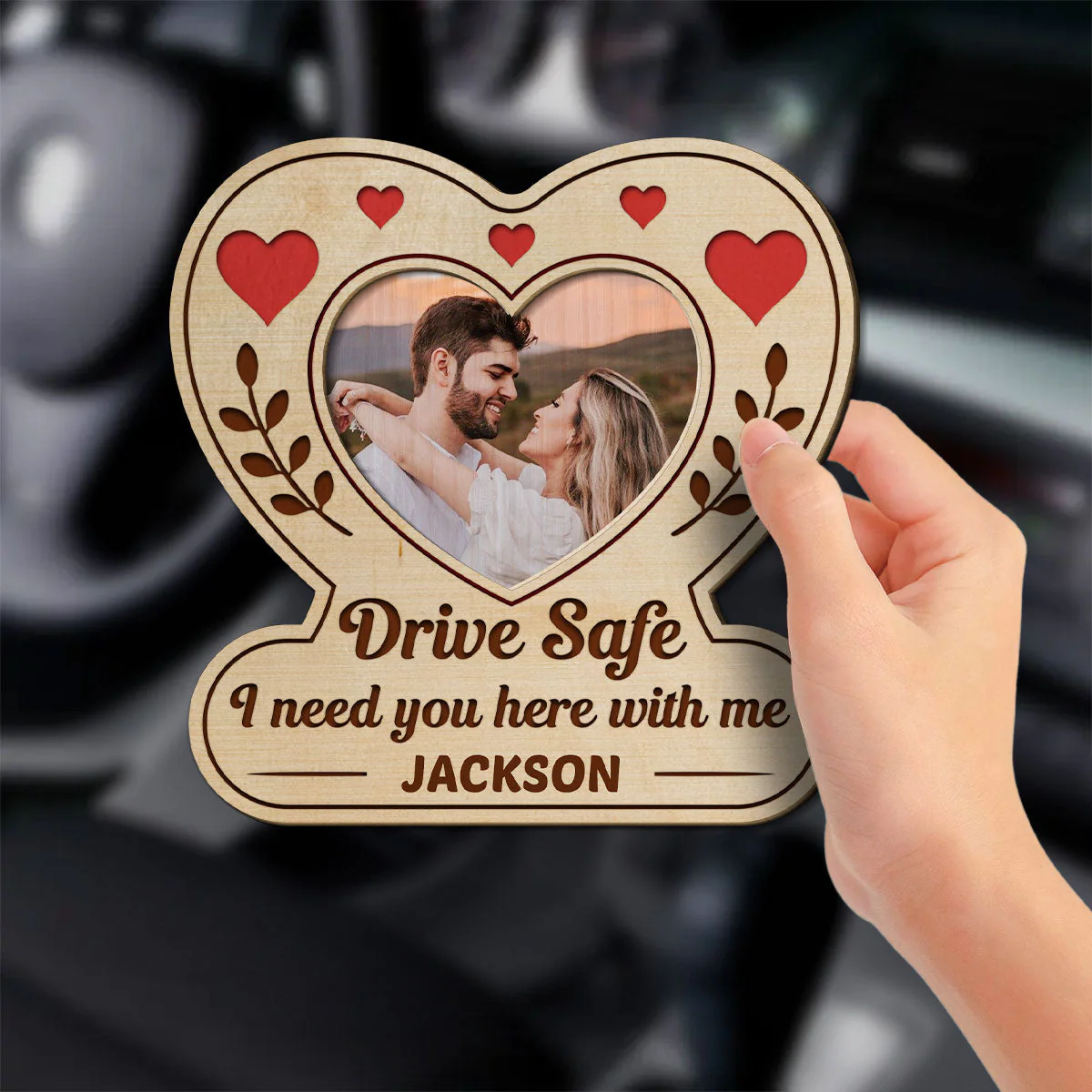 Drive Safe Reminder - Personalized Custom Car Visor Clip - Image 2