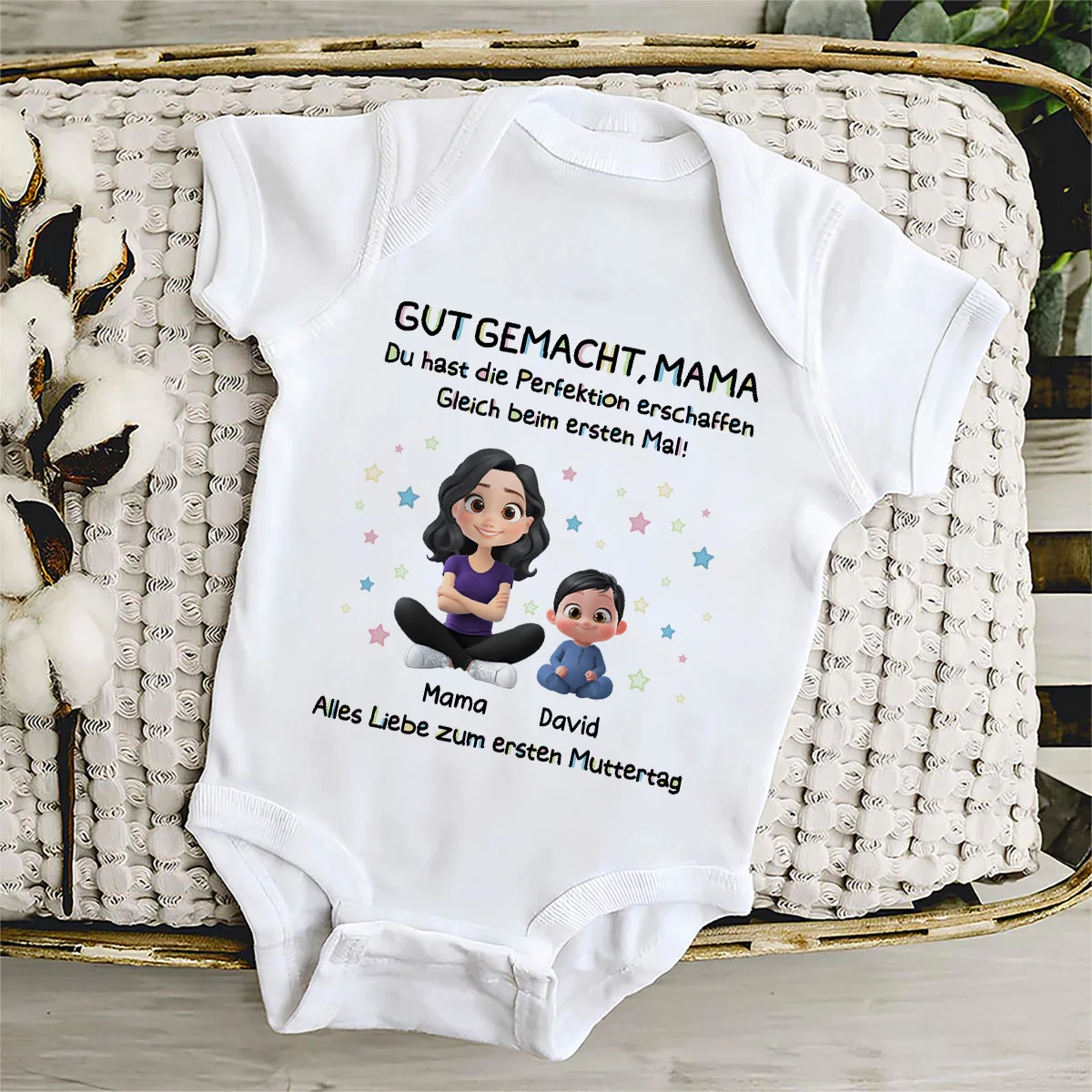 Du hast Perfektion erschaffen – Personalisiertes Baby-Body - Image 4