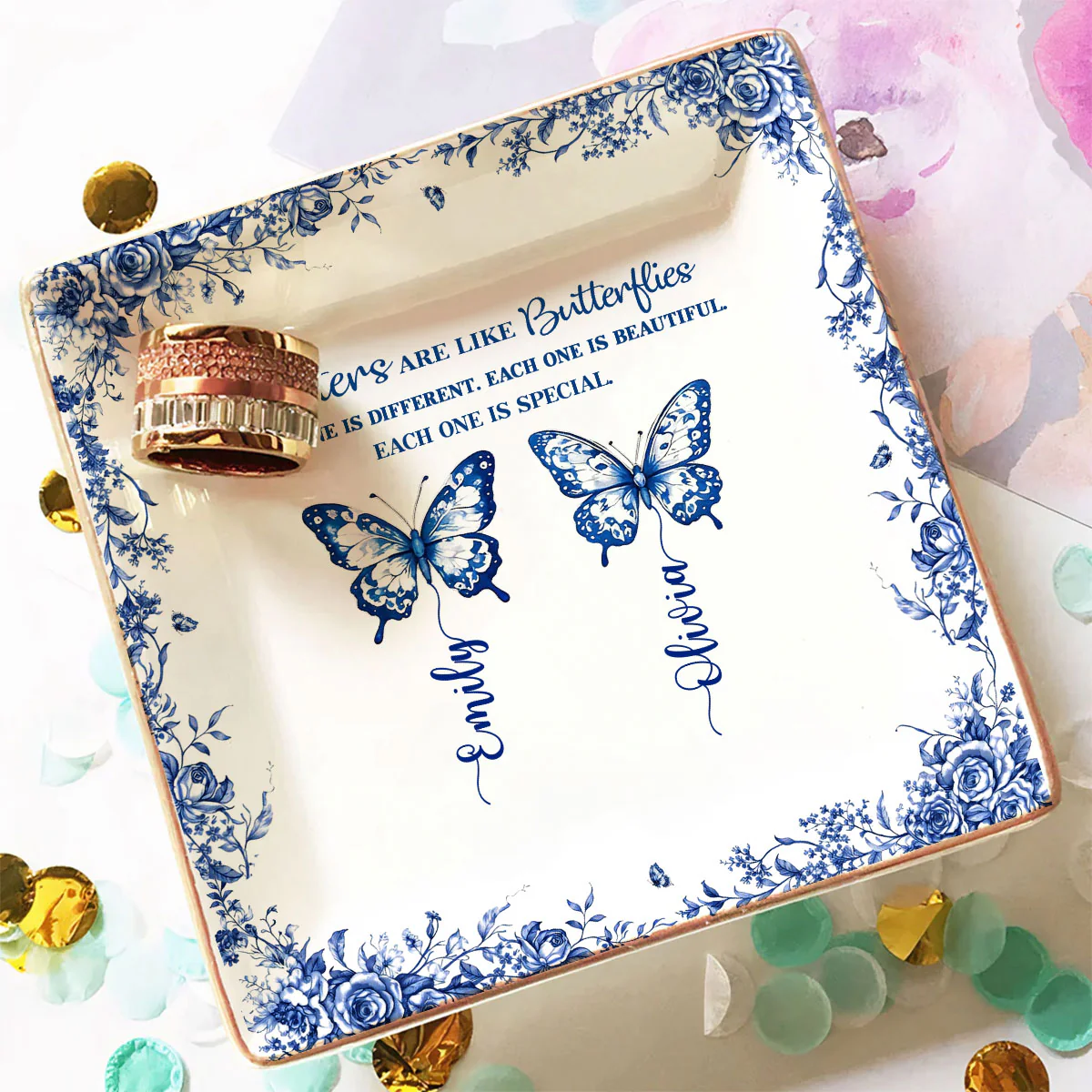 Each One Is Special - Personalized Custom Jewelry Dish - Image 2