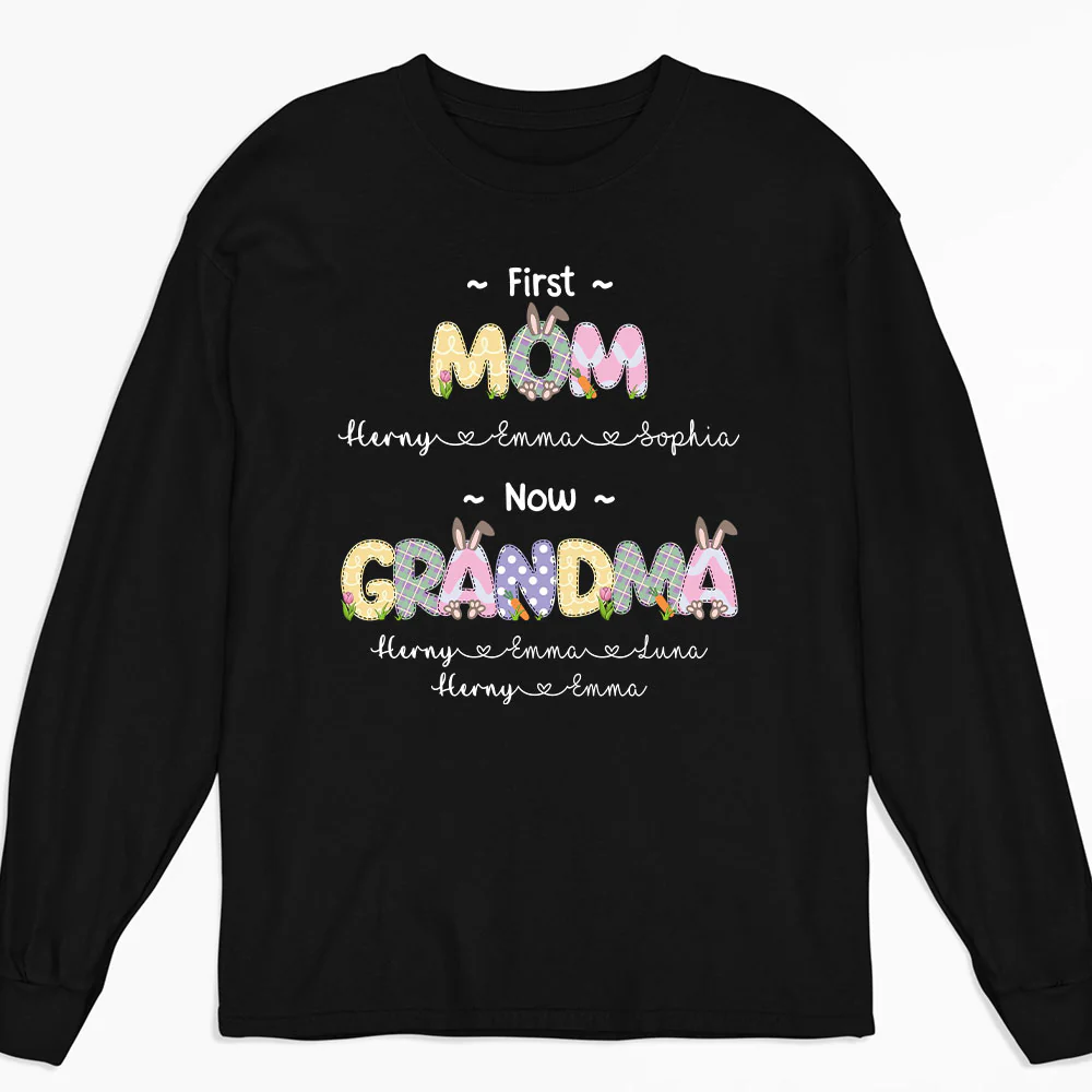 Easter Blessings Grandma - Personalized Custom Shirt - Image 3