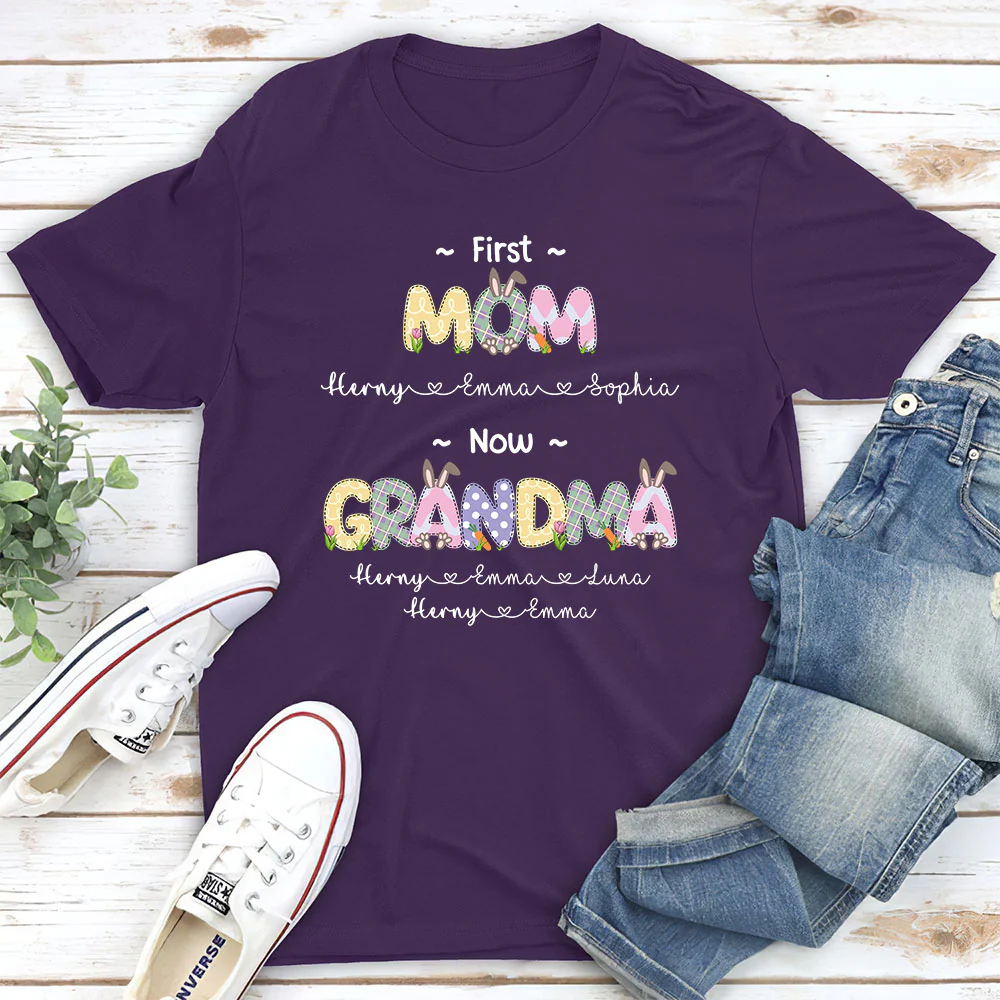 Easter Blessings Grandma - Personalized Custom Shirt - Image 4