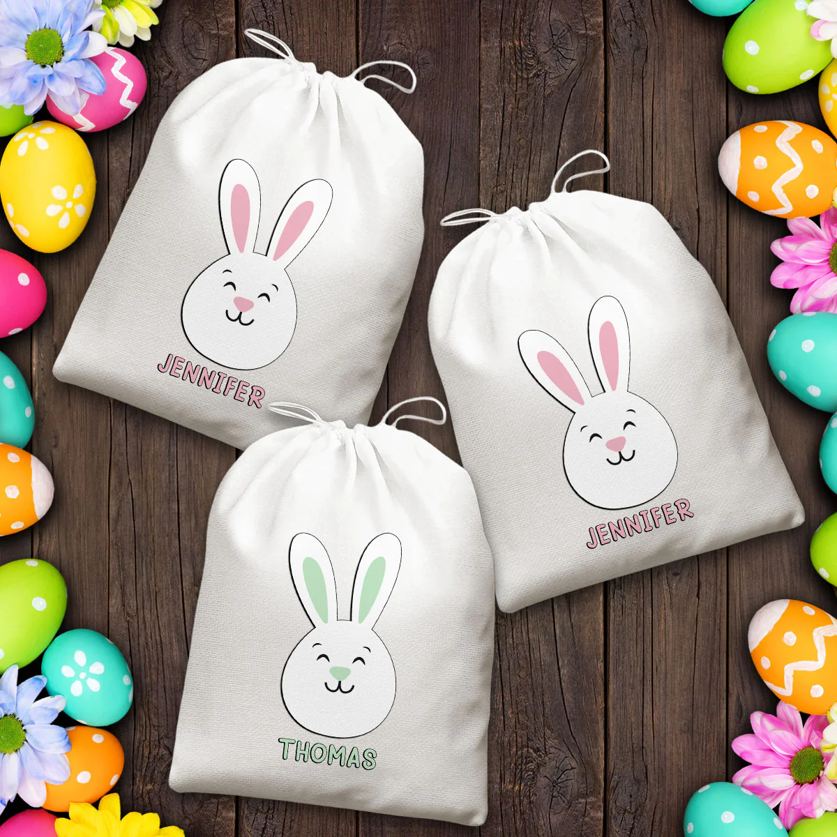 Easter Bunny - Personalized Custom Favor Bag - Image 6