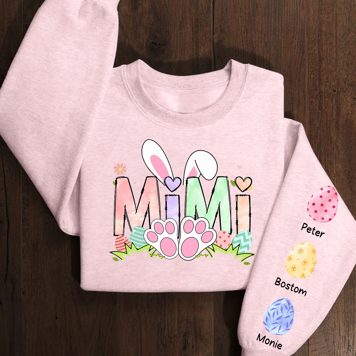 Easter Rabbit - Personalized Custom Sweatshirt - Image 6