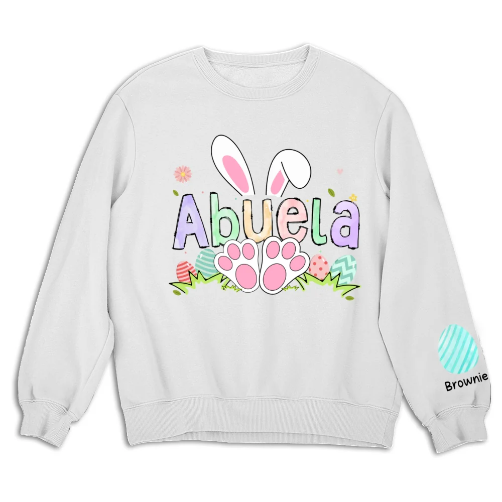 Easter Rabbit - Personalized Custom Sweatshirt - Image 7