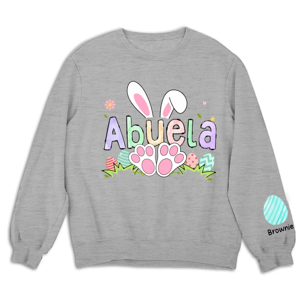 Easter Rabbit - Personalized Custom Sweatshirt - Image 8