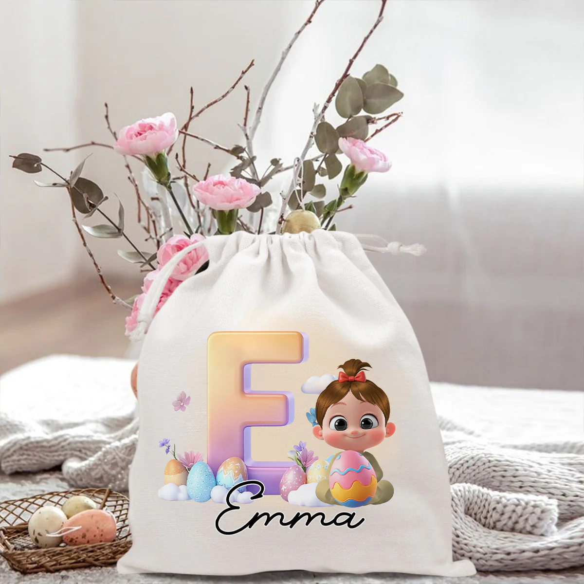 Eggs-tra Happy Easter - Personalized Custom Favor Bag - Image 5