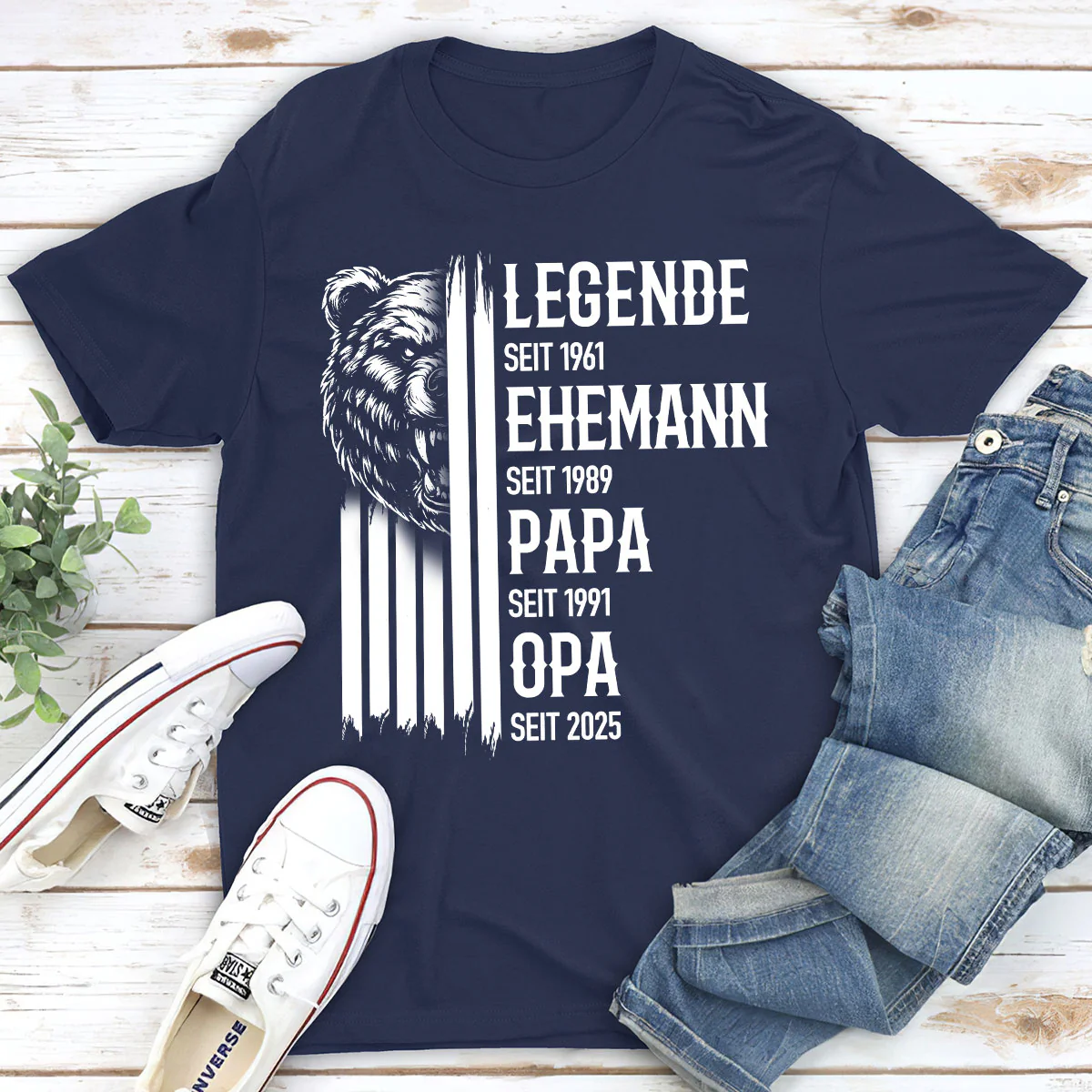 Ein Wahrer König – Personalisiertes Individuelles Shirt - Image 2