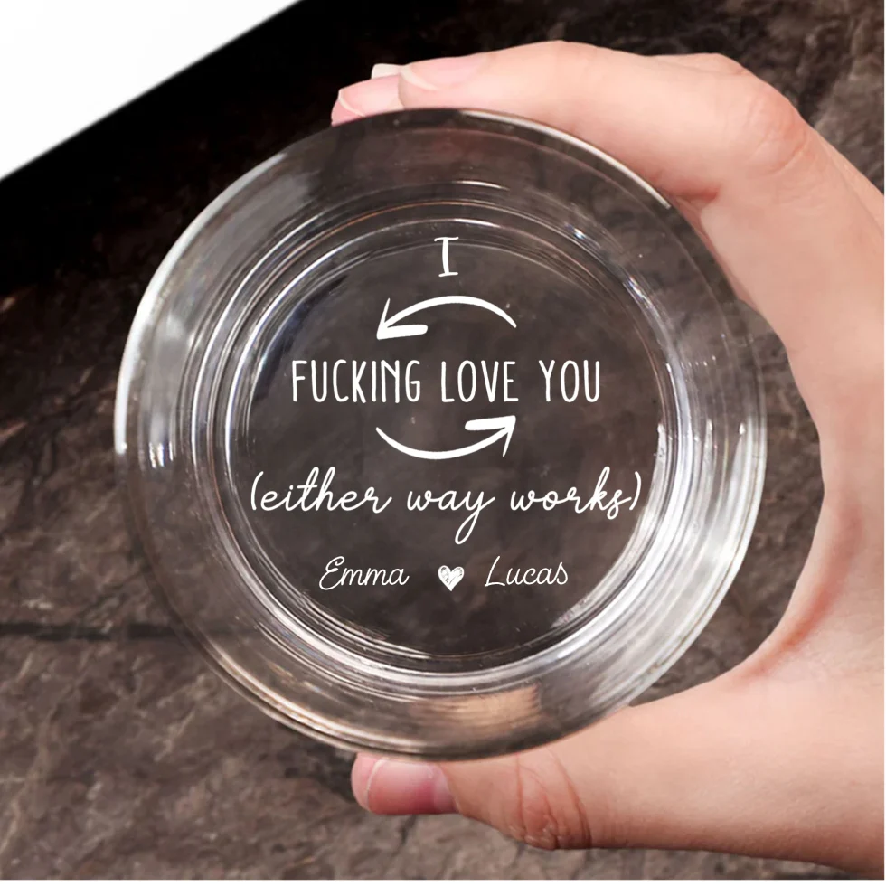 Either Way Works - Personalized Custom Engraved Whiskey Glass - Image 6