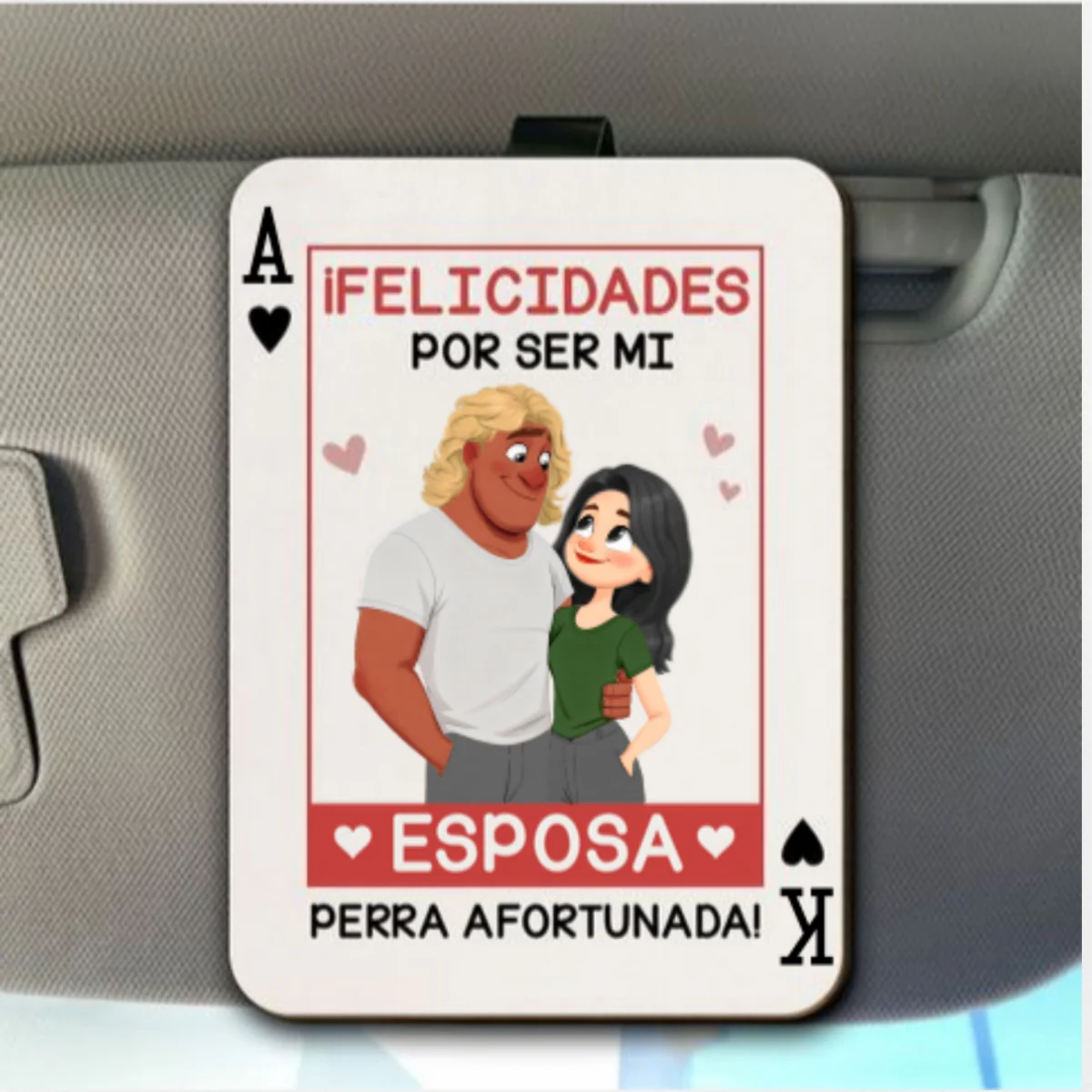 El Amor Es Tuyo - Clip Personalizado Para Visera De Coche - Image 5