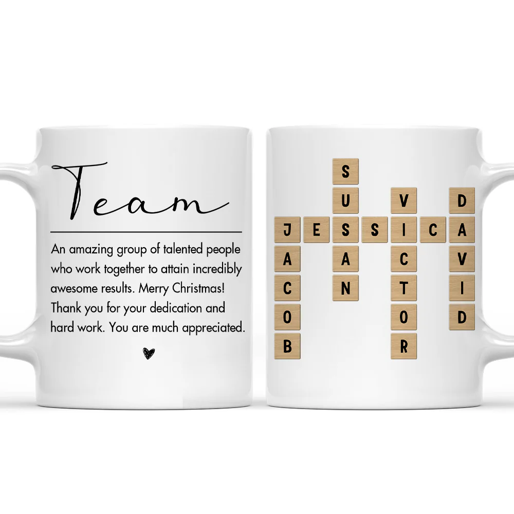 Employee 2025 Christmas Gift - Personalized Custom Coffee Mug
