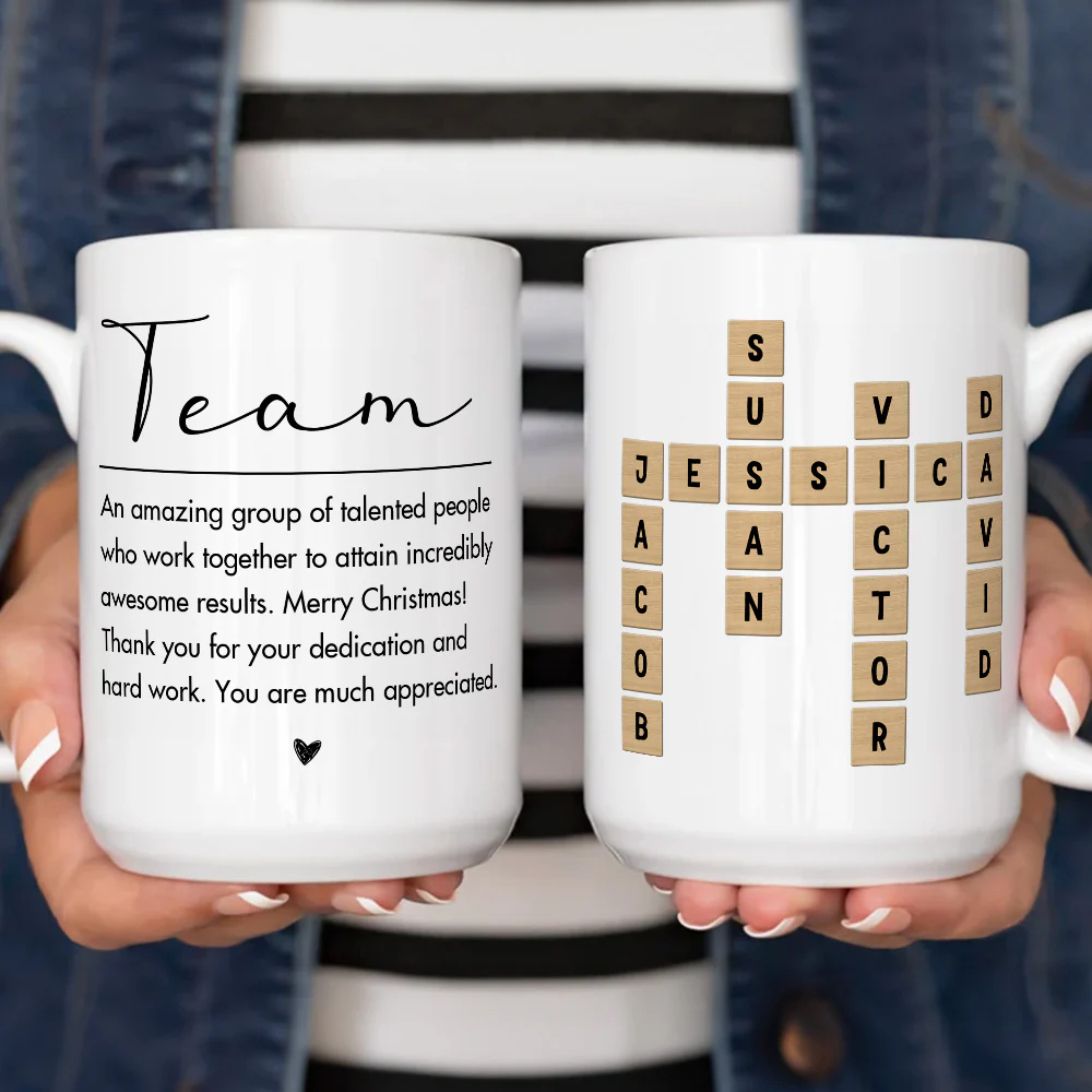 Employee 2025 Christmas Gift - Personalized Custom Coffee Mug - Image 6