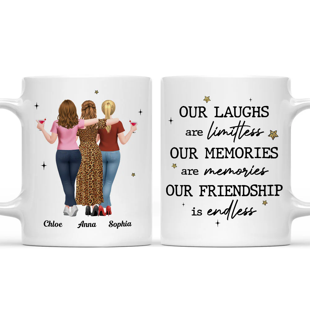 Endless Friendship - Personalized Custom Coffee Mug