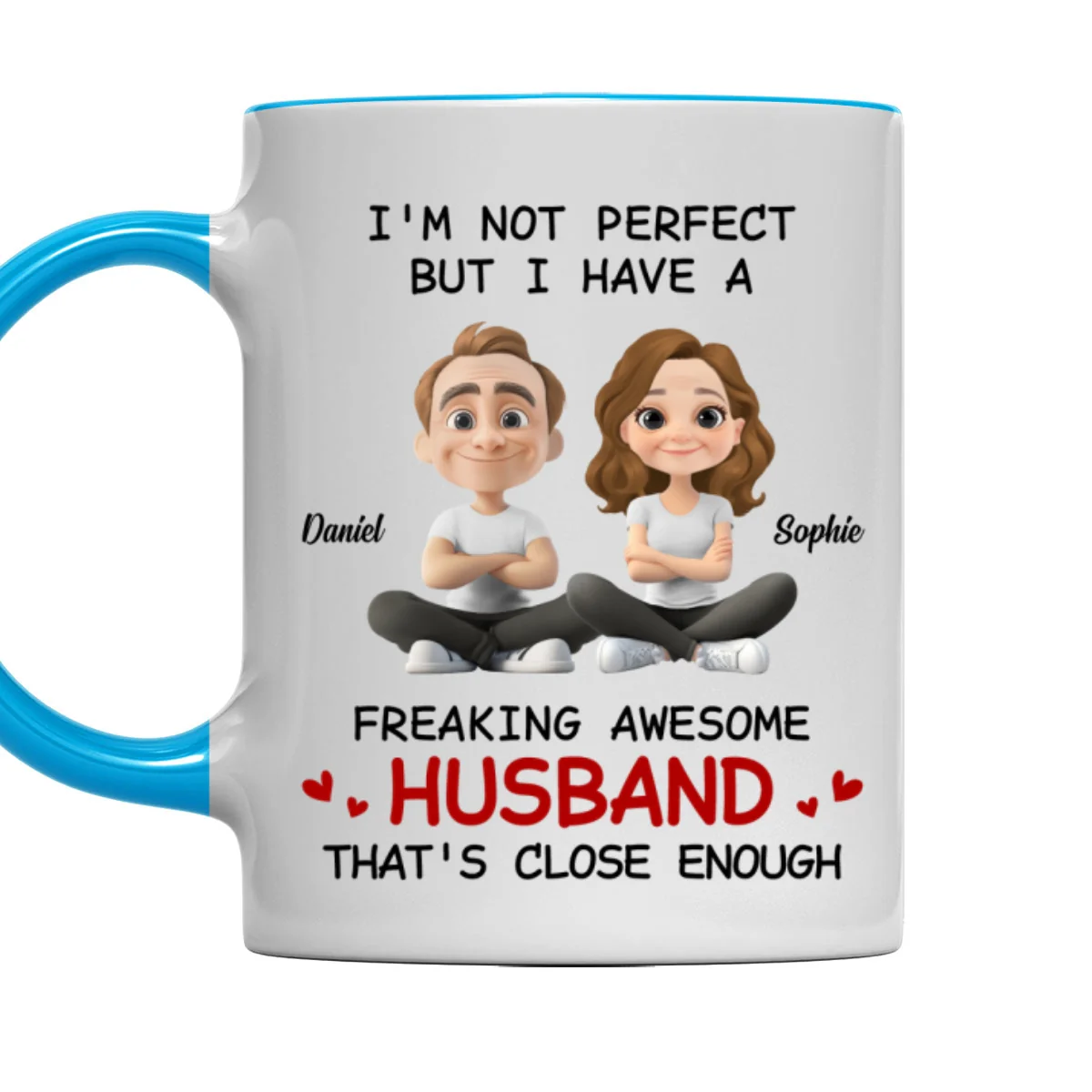 Endless Love - Personalized Custom Accent Mug - Image 7