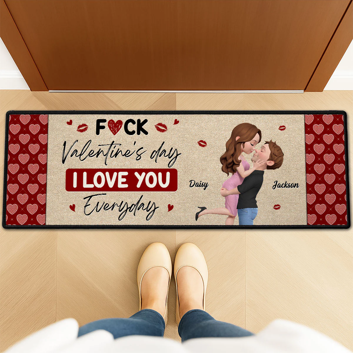 Endless Love - Personalized Custom Runner Rug - Image 3