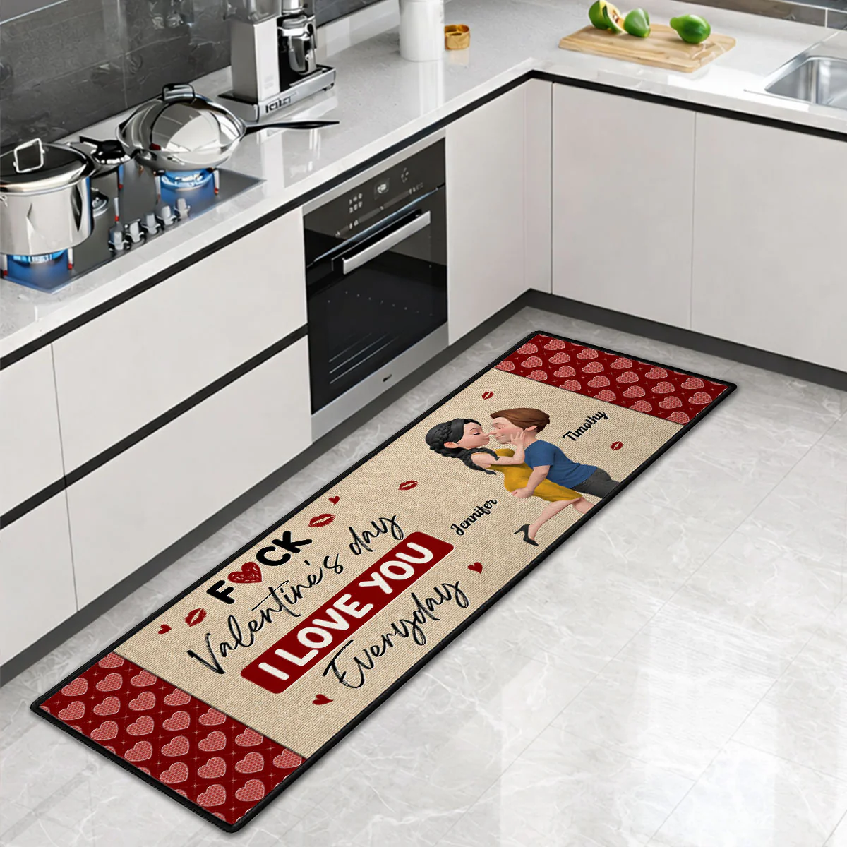 Endless Love - Personalized Custom Runner Rug - Image 6