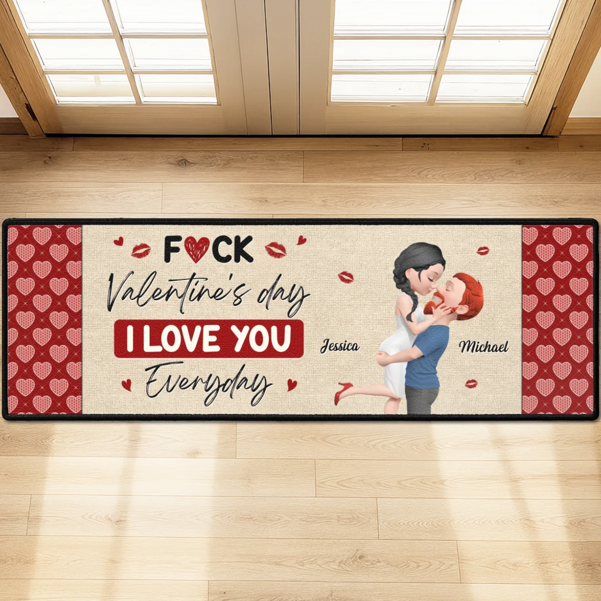 Endless Love - Personalized Custom Runner Rug - Image 8