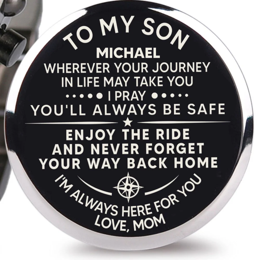Enjoy The Ride And Never Forget - Personalized Engraved Wooden Watches GQ026 - Image 6