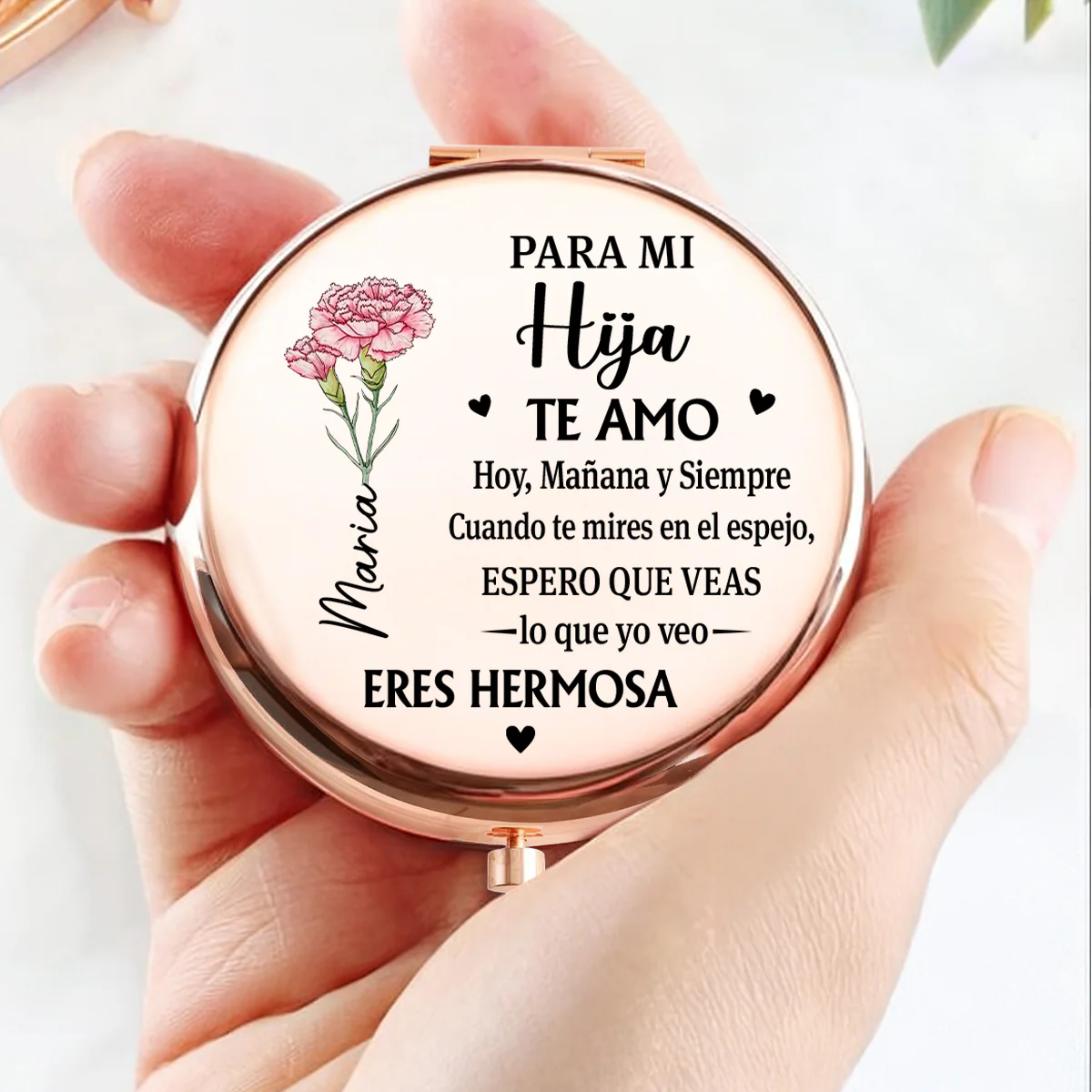 Eres Mi Mayor Bendición – Espejo Compacto Personalizado - Image 2