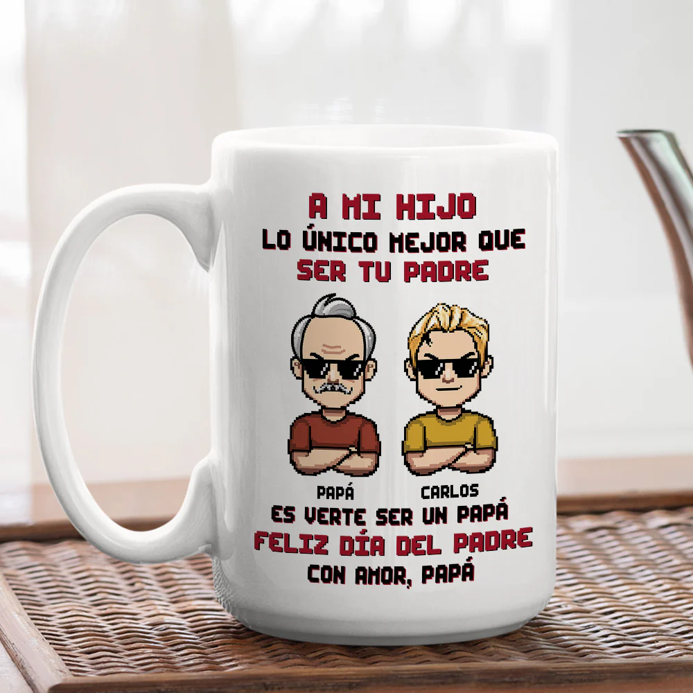 Eres Mi Orgullo Más Grande  - Taza Personalizada de Café - Image 4
