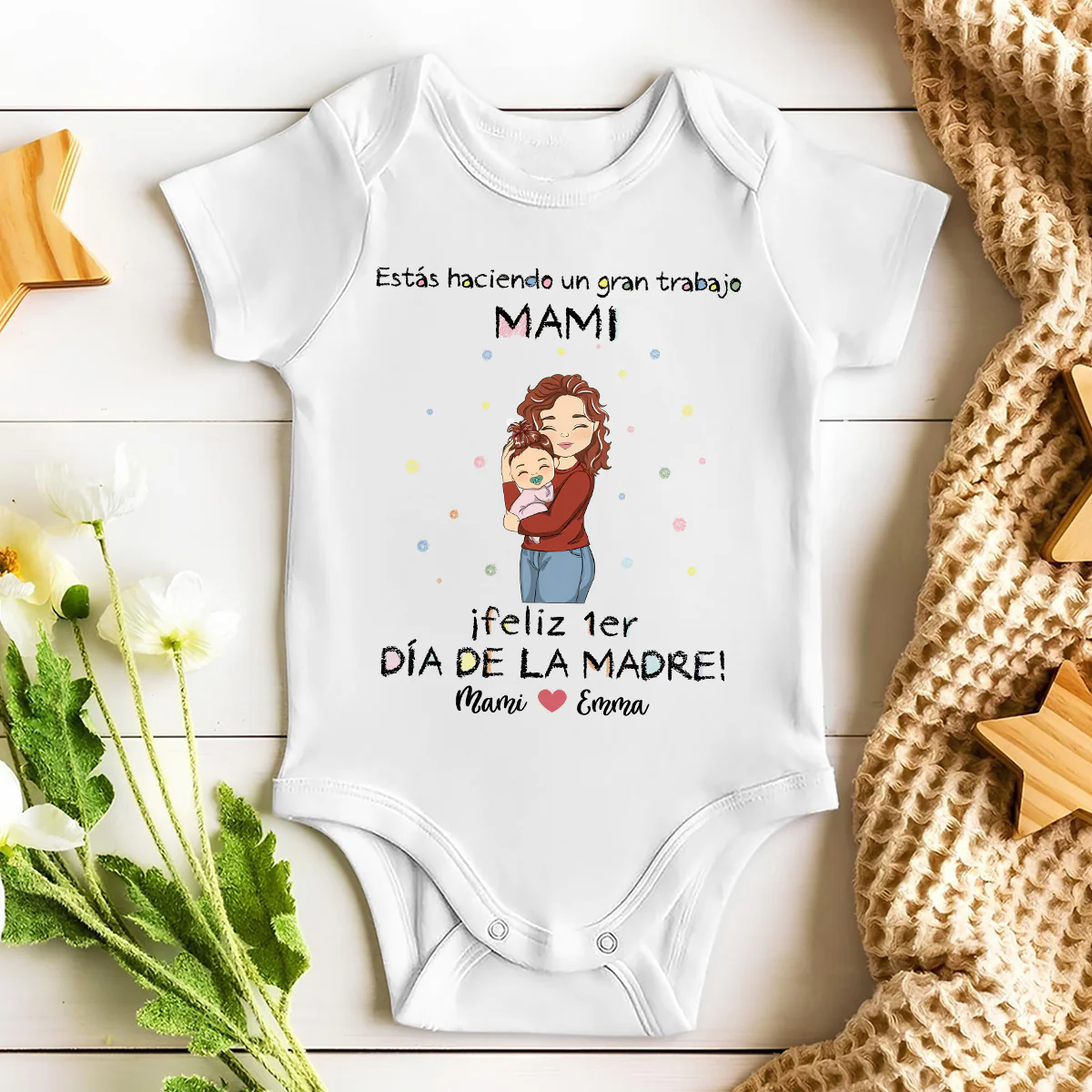 Estás haciendo un gran trabajo - Body Personalizado para Bebé - Image 3