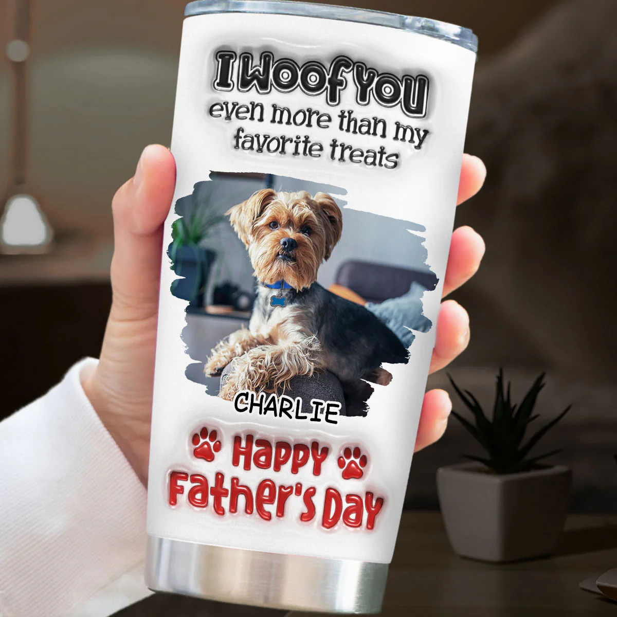 Even More Than Anything Photo - Personalized Custom 3D Inflated Effect Tumbler - Image 2