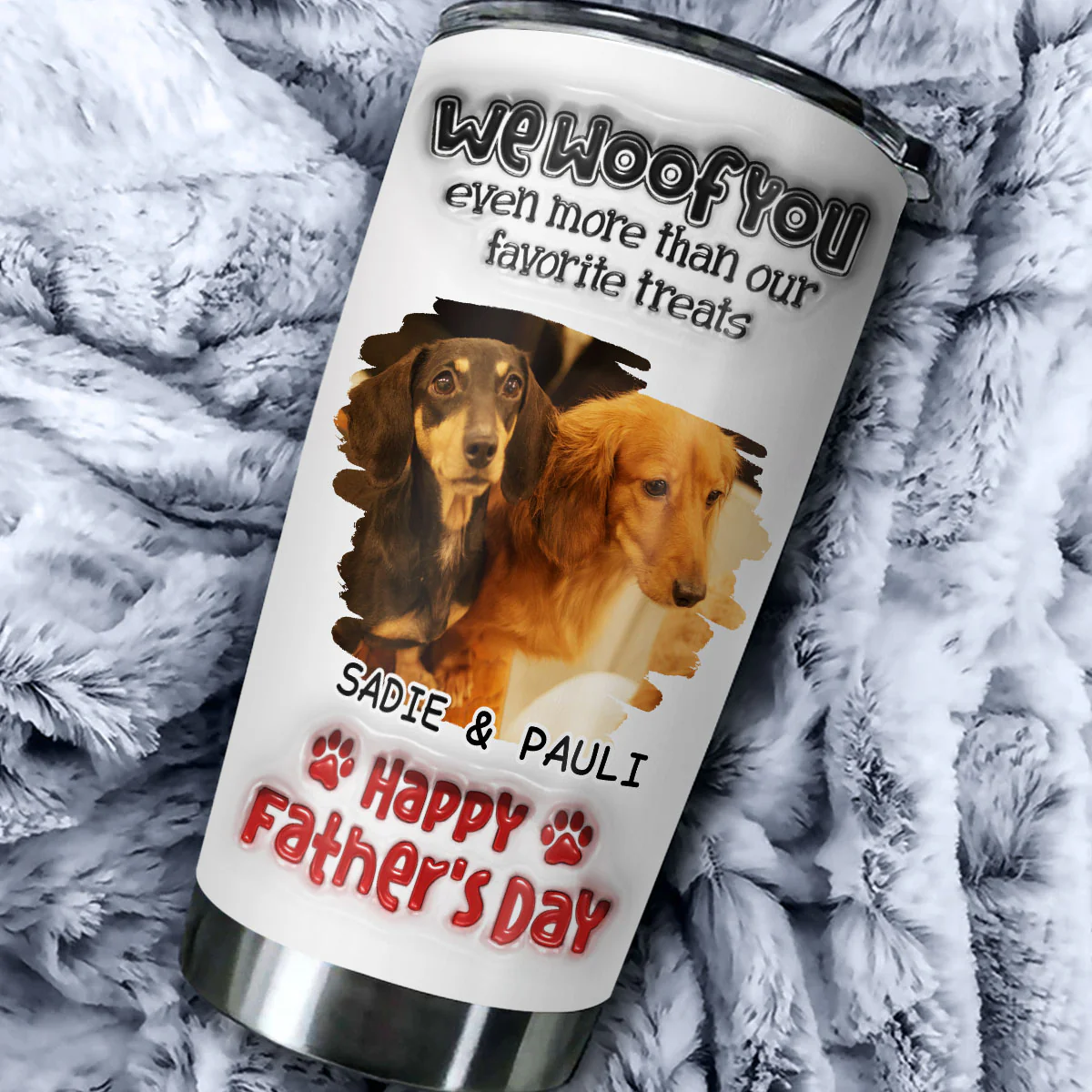 Even More Than Anything Photo - Personalized Custom 3D Inflated Effect Tumbler - Image 3
