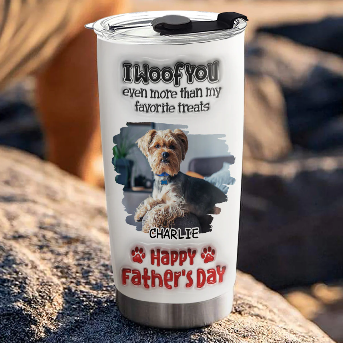 Even More Than Anything Photo - Personalized Custom 3D Inflated Effect Tumbler - Image 5