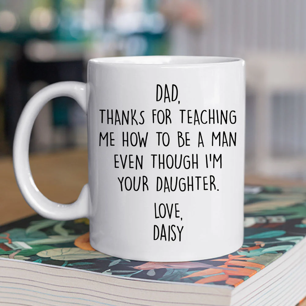 Even Though I Am Your Daughter - Personalized Custom Coffee Mug - Image 2