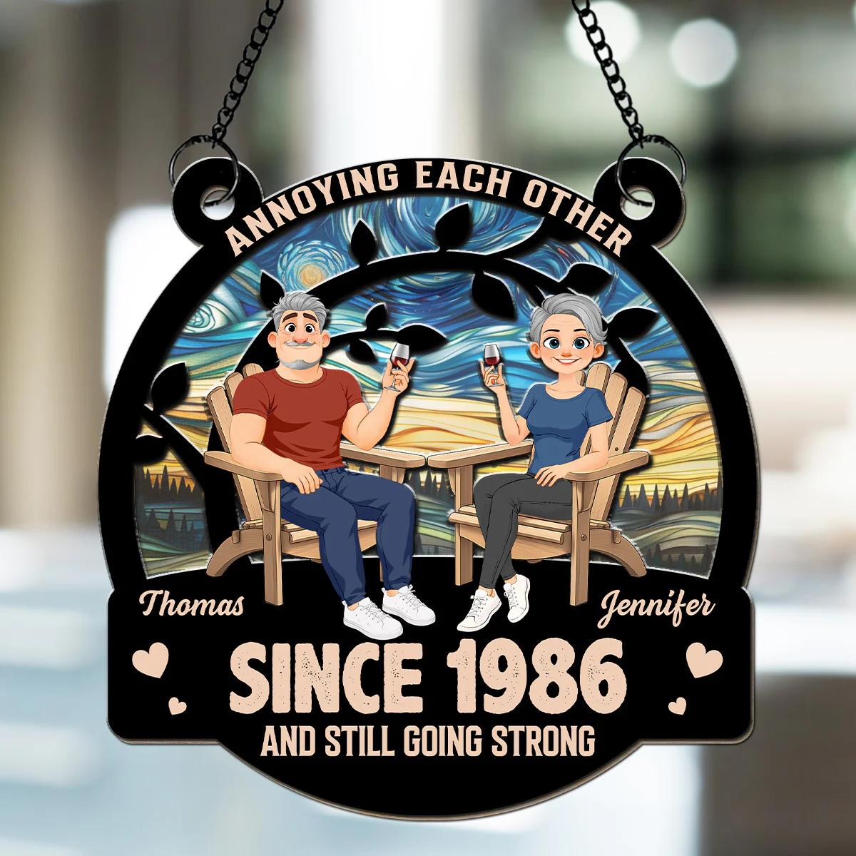 Everlasting Love - Personalized Custom Suncatcher - Image 4