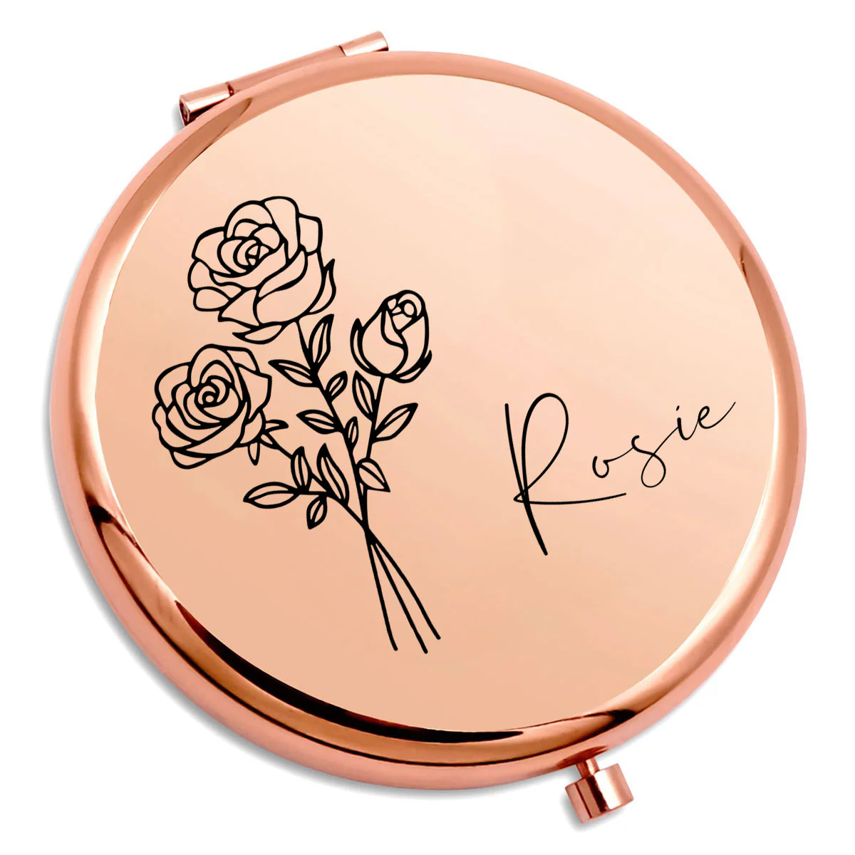 Every Best Friend Is A Special Flower - Personalized Custom Compact Mirror - Image 3