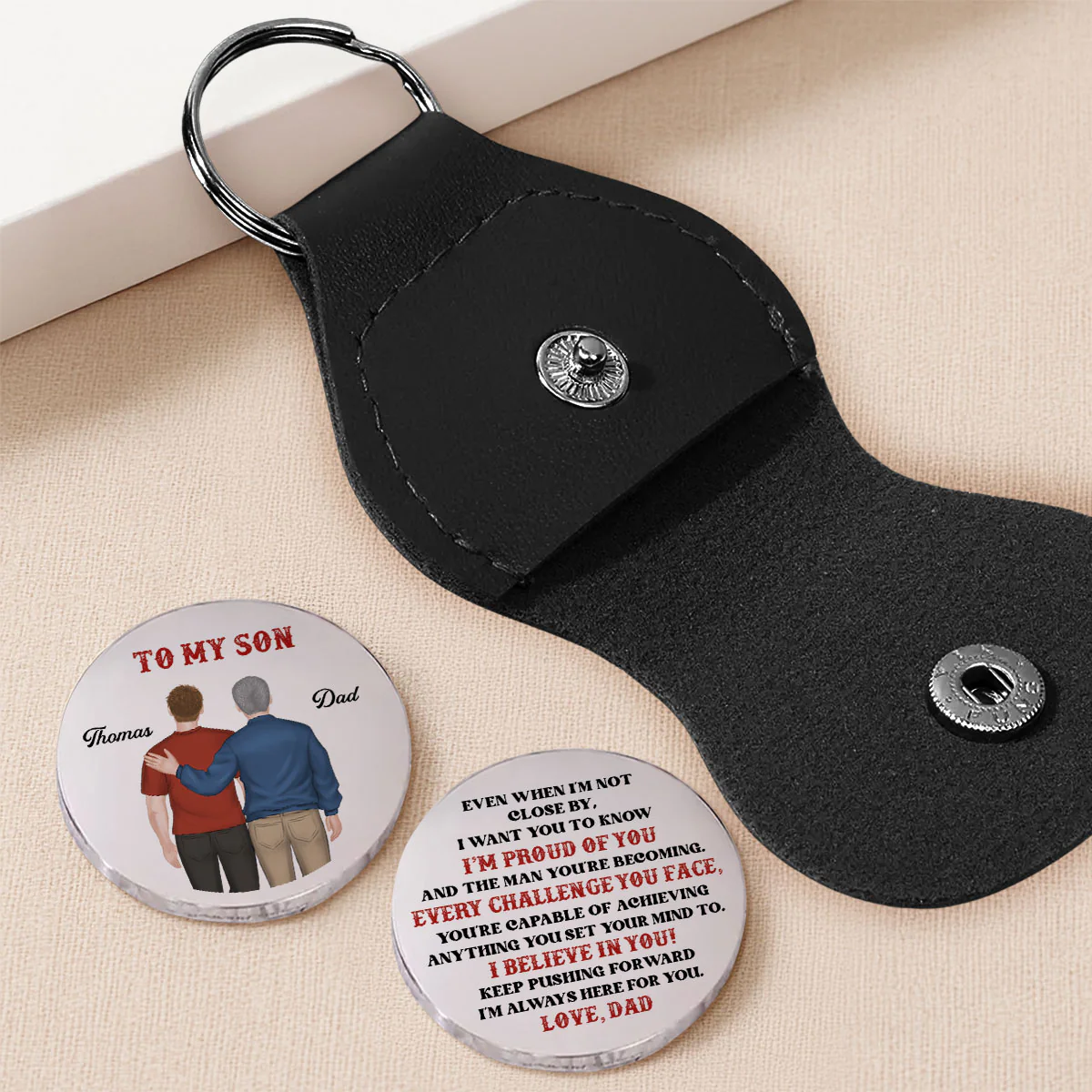 Every Challenge You Face - Personalized Custom Pocket Hug  - Image 2