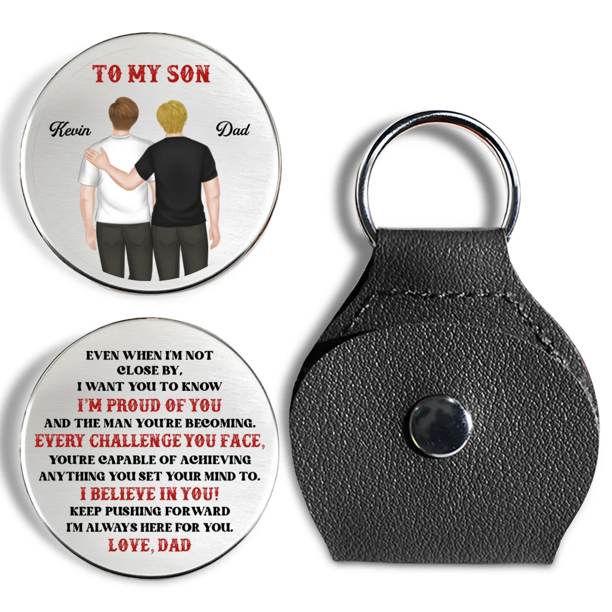 Every Challenge You Face - Personalized Custom Pocket Hug  - Image 7