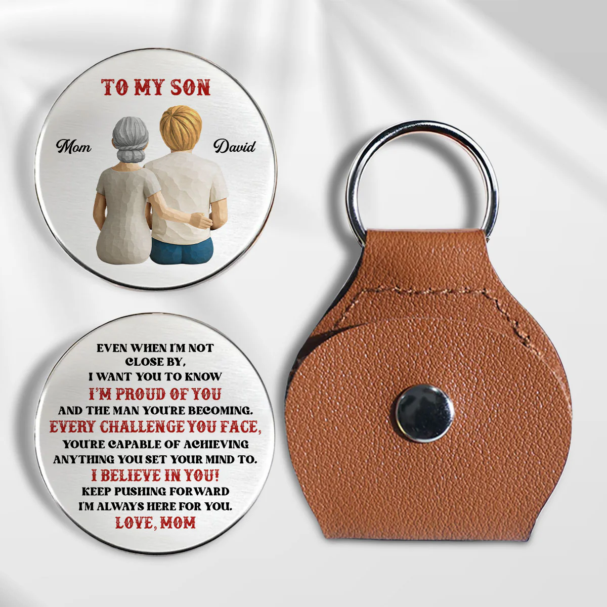 Every Challenge You Face - Personalized Custom Pocket Hug