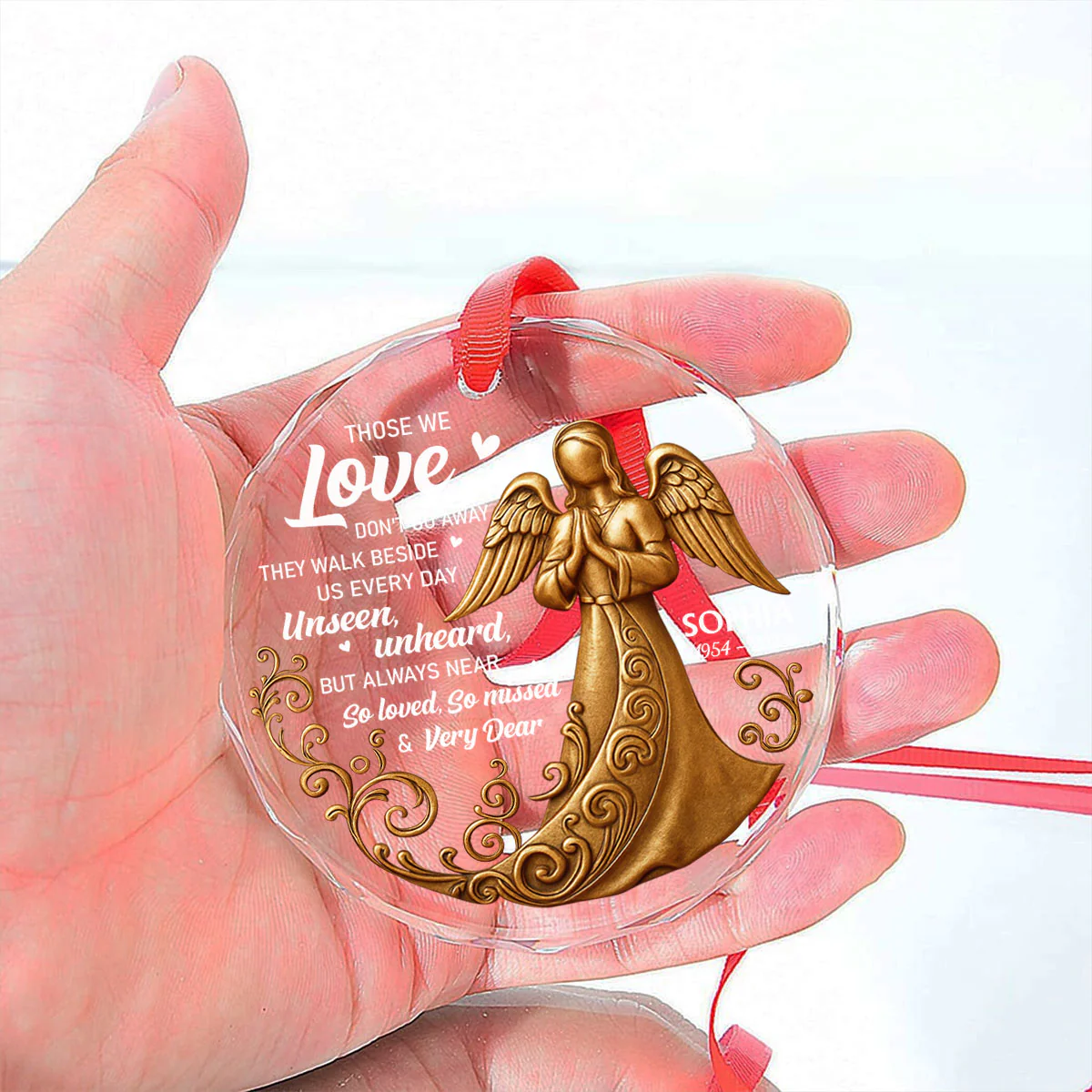 Every Day - Personalized Custom Glass Ornament - Image 2